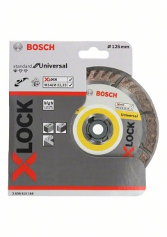2608615166 алмазный диск X-LOCK универсальный Bosch для УШМ 125 мм Best Universal 2.608.615.166 с доставкой